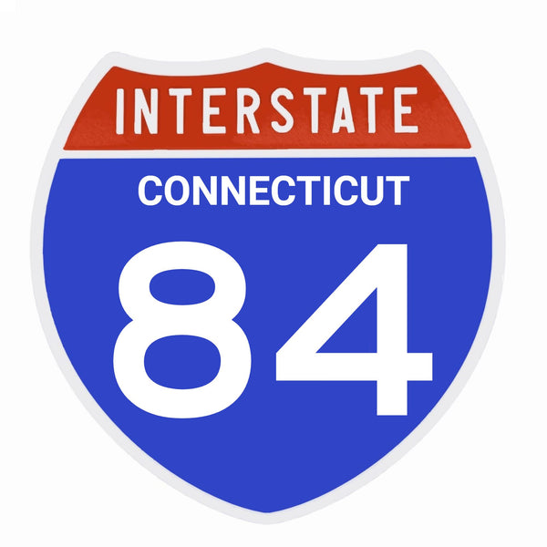 Interstate 84 Road Sign Replica – Personalized Travel Sign | Home & Office Wall Decor (8.54” x 8.53”)