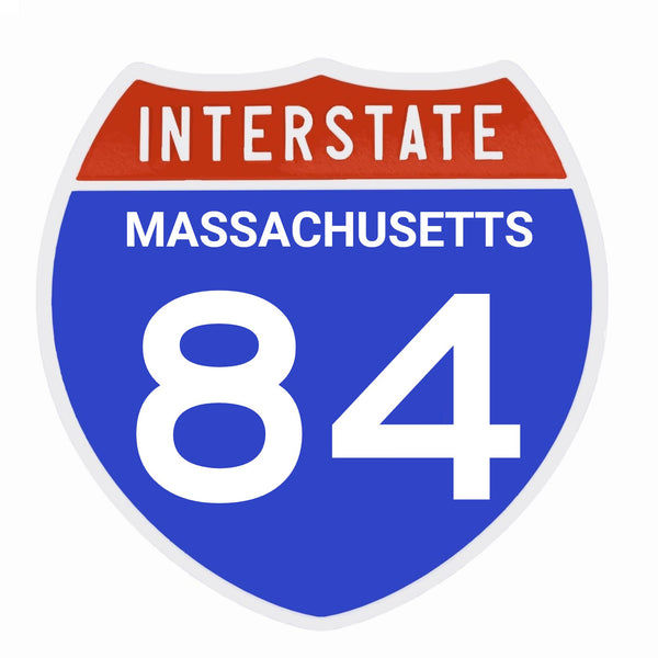 Interstate 84 Road Sign Replica – Personalized Travel Sign | Home & Office Wall Decor (8.54” x 8.53”)