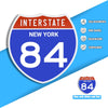 Interstate 84 Road Sign Replica – Personalized Travel Sign | Home & Office Wall Decor (8.54” x 8.53”)