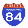 Interstate 84 Road Sign Replica – Personalized Travel Sign | Home & Office Wall Decor (8.54” x 8.53”)