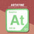 ASTATINE Periodic Table Tile – Educational Wall Art for Science Lovers, 5.6 x 5.6 Inches
