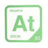 ASTATINE Periodic Table Tile – Educational Wall Art for Science Lovers, 5.6 x 5.6 Inches