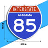Interstate 85 Road Sign Replica – Personalized Travel Sign | Home & Office Wall Decor (8.54” x 8.53”)