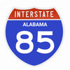 Interstate 85 Road Sign Replica – Personalized Travel Sign | Home & Office Wall Decor (8.54” x 8.53”)