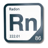 RADON Periodic Table Tile – Educational Wall Art for Science Lovers, 5.6 x 5.6 Inches