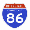 Interstate 86 Road Sign Replica – Personalized Travel Sign | Home & Office Wall Decor (8.54” x 8.53”)