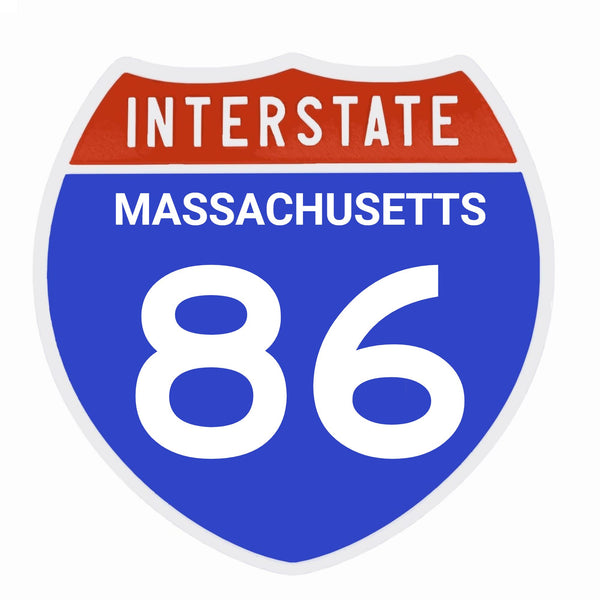 Interstate 86 Road Sign Replica – Personalized Travel Sign | Home & Office Wall Decor (8.54” x 8.53”)