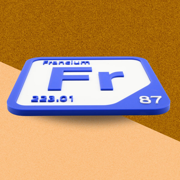 FRANCIUM Periodic Table Tile – Educational Wall Art for Science Lovers, 5.6 x 5.6 Inches