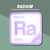 RADIUM Periodic Table Tile – Educational Wall Art for Science Lovers, 5.6 x 5.6 Inches