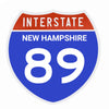 Interstate 89 Road Sign Replica – Personalized Travel Sign | Home & Office Wall Decor (8.54” x 8.53”)