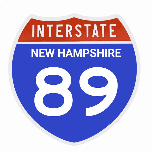 Interstate 89 Road Sign Replica – Personalized Travel Sign | Home & Office Wall Decor (8.54” x 8.53”)