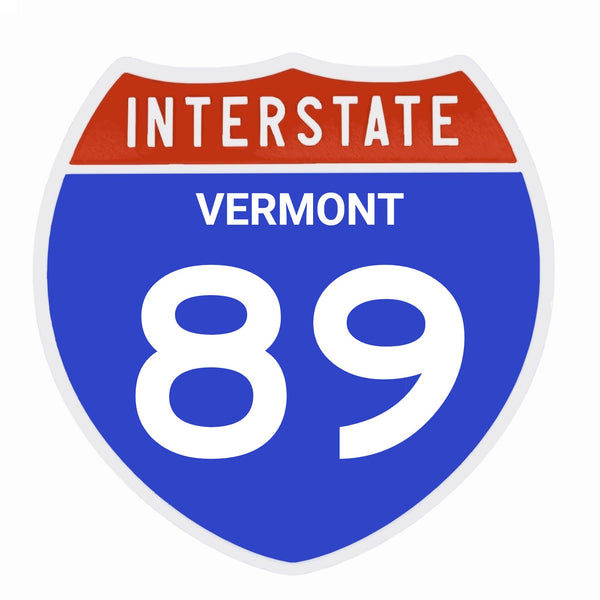 Interstate 89 Road Sign Replica – Personalized Travel Sign | Home & Office Wall Decor (8.54” x 8.53”)