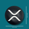 Modern XRP Wall Sign – Cryptocurrency Decor | XRP Logo Wall Art | 8.66" x 8.66" | Adhesive Backing | Perfect Gift for Crypto Enthusiasts