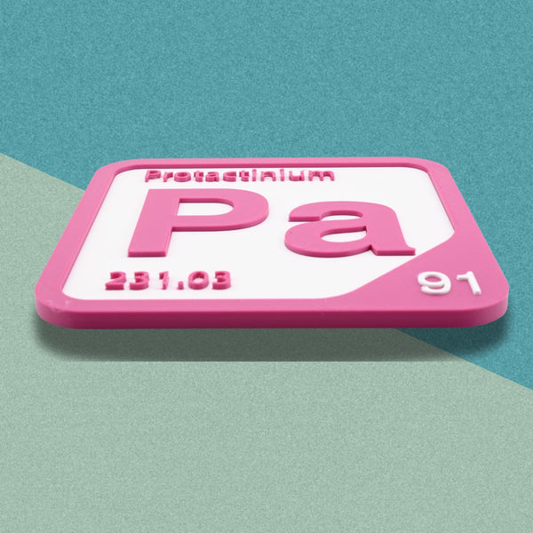 PROTACTINIUM Periodic Table Tile – Educational Wall Art for Science Lovers, 5.6 x 5.6 Inches