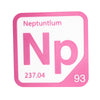 NEPTUNIUM Periodic Table Tile – Educational Wall Art for Science Lovers, 5.6 x 5.6 Inches