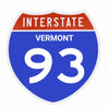 Interstate 93 Road Sign Replica – Personalized Travel Sign | Home & Office Wall Decor (8.54” x 8.53”)
