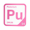 PLUTONIUM Periodic Table Tile – Educational Wall Art for Science Lovers, 5.6 x 5.6 Inches