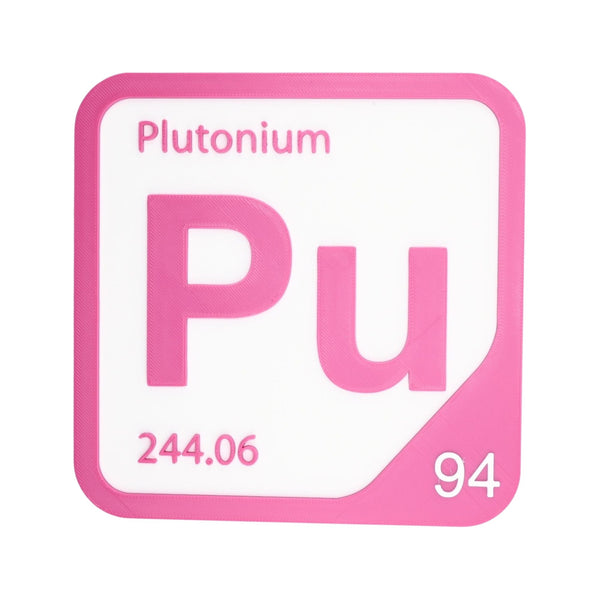 PLUTONIUM Periodic Table Tile – Educational Wall Art for Science Lovers, 5.6 x 5.6 Inches