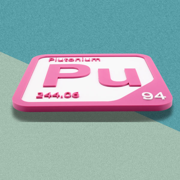 PLUTONIUM Periodic Table Tile – Educational Wall Art for Science Lovers, 5.6 x 5.6 Inches