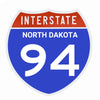 Interstate 94 Road Sign Replica – Personalized Travel Sign | Home & Office Wall Decor (8.54” x 8.53”)