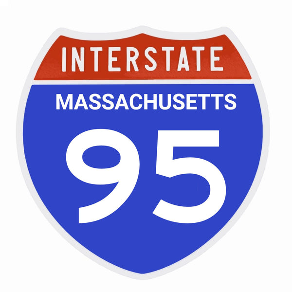 Interstate 95 Road Sign Replica – Personalized Travel Sign | Home & Office Wall Decor (8.54” x 8.53”)