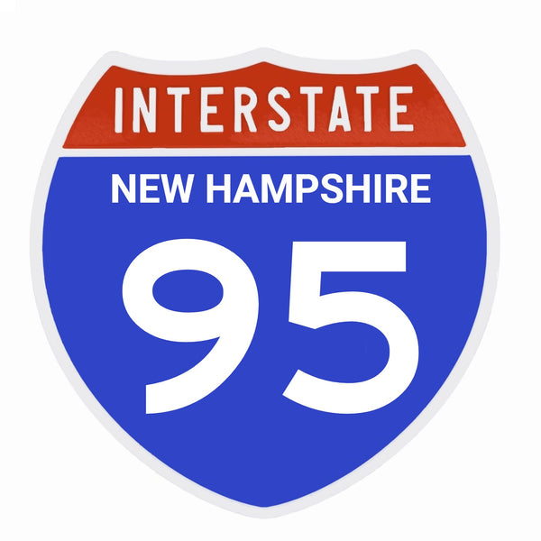 Interstate 95 Road Sign Replica – Personalized Travel Sign | Home & Office Wall Decor (8.54” x 8.53”)
