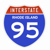 Interstate 95 Road Sign Replica – Personalized Travel Sign | Home & Office Wall Decor (8.54” x 8.53”)
