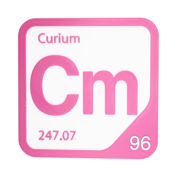 CURIUM Periodic Table Tile – Educational Wall Art for Science Lovers, 5.6 x 5.6 Inches