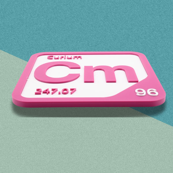 CURIUM Periodic Table Tile – Educational Wall Art for Science Lovers, 5.6 x 5.6 Inches