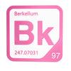 BERKELIUM Periodic Table Tile – Educational Wall Art for Science Lovers, 5.6 x 5.6 Inches