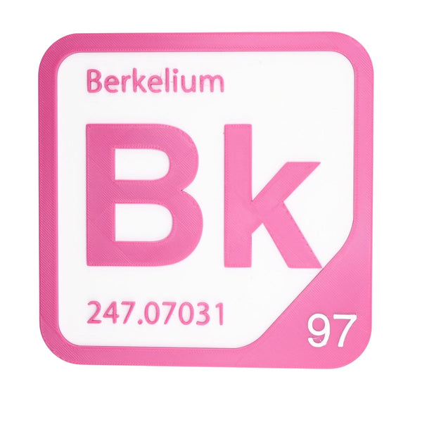 BERKELIUM Periodic Table Tile – Educational Wall Art for Science Lovers, 5.6 x 5.6 Inches