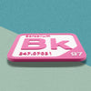 BERKELIUM Periodic Table Tile – Educational Wall Art for Science Lovers, 5.6 x 5.6 Inches