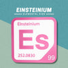 EINSTEINIUM Periodic Table Tile – Educational Wall Art for Science Lovers, 5.6 x 5.6 Inches