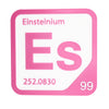EINSTEINIUM Periodic Table Tile – Educational Wall Art for Science Lovers, 5.6 x 5.6 Inches