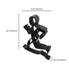 Abstract Male Runner, Minimalist Line Art Sports, Running Silhouette Home Decor, Modern Hobbies and Desk Line Art