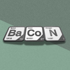 Periodic Table Word Sign - 'BACON' (Barium + Cobalt + Nitrogen) - 5.63 in x 5.63 - Durable & Eco-Friendly STEM Decor