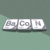 Periodic Table Word Sign - 'BACON' (Barium + Cobalt + Nitrogen) - 5.63 in x 5.63 - Durable & Eco-Friendly STEM Decor