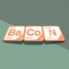 Periodic Table Word Sign - 'BACON' (Barium + Cobalt + Nitrogen) - 5.63 in x 5.63 - Durable & Eco-Friendly STEM Decor