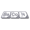 Periodic Table Word Sign - 'BACON' (Barium + Cobalt + Nitrogen) - 5.63 in x 5.63 - Durable & Eco-Friendly STEM Decor