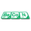 Periodic Table Word Sign - 'BACON' (Barium + Cobalt + Nitrogen) - 5.63 in x 5.63 - Durable & Eco-Friendly STEM Decor