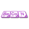 Periodic Table Word Sign - 'BACON' (Barium + Cobalt + Nitrogen) - 5.63 in x 5.63 - Durable & Eco-Friendly STEM Decor