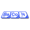 Periodic Table Word Sign - 'BACON' (Barium + Cobalt + Nitrogen) - 5.63 in x 5.63 - Durable & Eco-Friendly STEM Decor