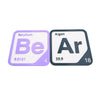 Periodic Table Word Sign - 'BEAR' (Beryllium + Argon) - 5.63 in x 5.63 - Durable & Eco-Friendly STEM Decor