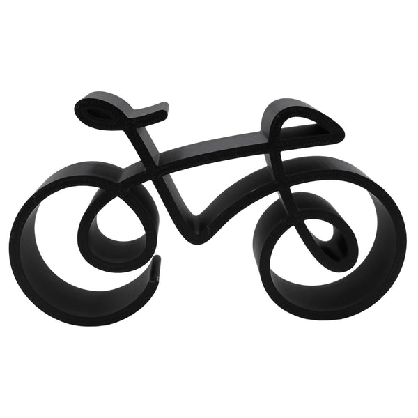 Road Bike Sculpture, Minimalist Line Art Bicycle Silhouette Statue Home Decor, Modern Hobbies and Desk Line Art, Cycling Gift