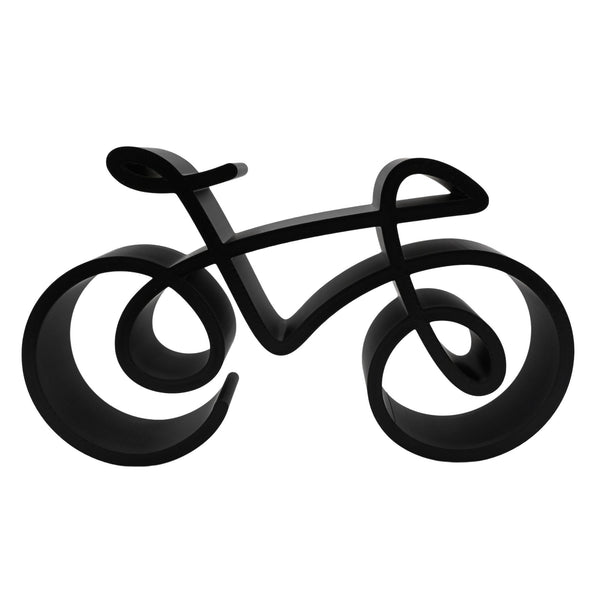 Road Bike Sculpture, Minimalist Line Art Bicycle Silhouette Statue Home Decor, Modern Hobbies and Desk Line Art, Cycling Gift