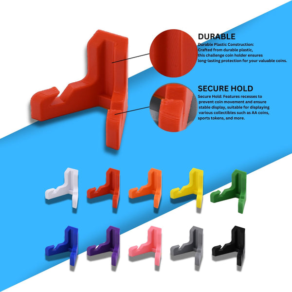 Classic Challenge Coin Holder - Elegant Military Coin Display Stand