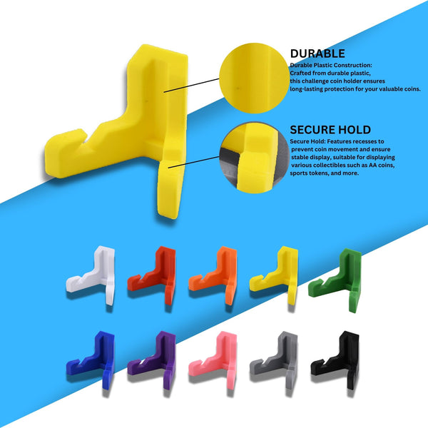 Classic Challenge Coin Holder - Elegant Military Coin Display Stand