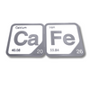 Periodic Table Word Sign - 'CAFE' (Calcium + Iron) - 5.63 in x 5.63 - Durable & Eco-Friendly STEM Decor