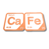 Periodic Table Word Sign - 'CAFE' (Calcium + Iron) - 5.63 in x 5.63 - Durable & Eco-Friendly STEM Decor