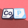 Periodic Table Word Sign - 'COP' (Cobalt + Phosphorus) - 5.63 in x 5.63 - Durable & Eco-Friendly STEM Decor